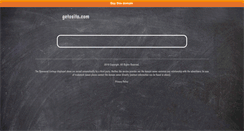 Desktop Screenshot of getosito.com